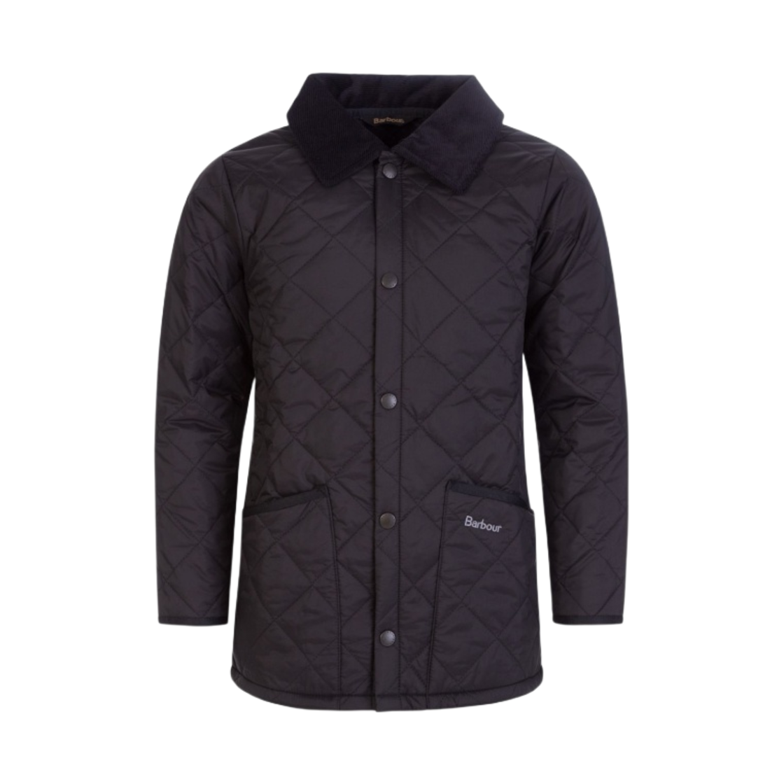 (키즈) 바버 리데스데일 퀼티드 자켓 블랙((Kids) Barbour Liddesdale Quilted Jacket Black)