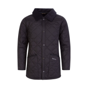 (Kids) Barbour Liddesdale Quilted Jacket Black