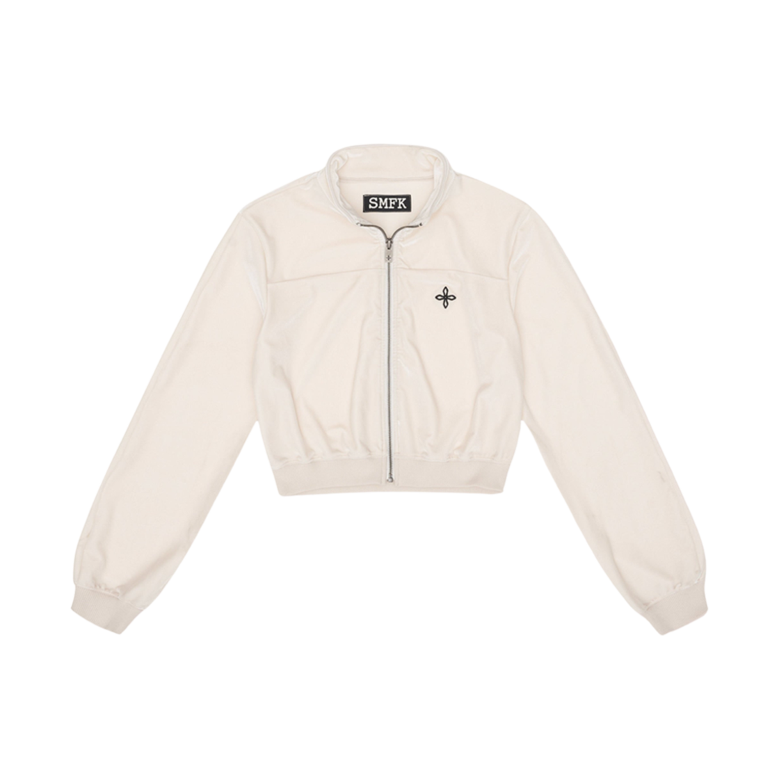 (W) 에스엠에프케이 컴패스 로브 트레이닝 자켓 화이트 벨벳 화이트((W) SMFK Compass Rove Training Jacket White Velvet White)
