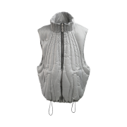 Thug Club Cave Down Vest Silver