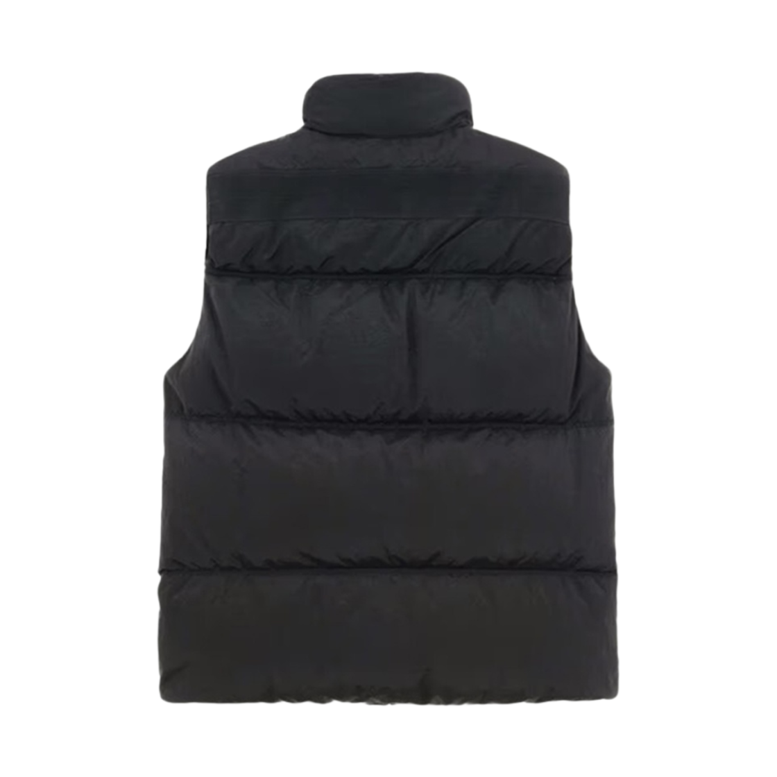 스톤 아일랜드 G0419 나일론 메탈 에코닐 다운 지퍼 베스트 위드 안티 드롭 블랙 - 24FW(Stone Island G0419 Nylon Metal in Econyl Down Zip Vest with Anti Drop Black - 24FW) - 2