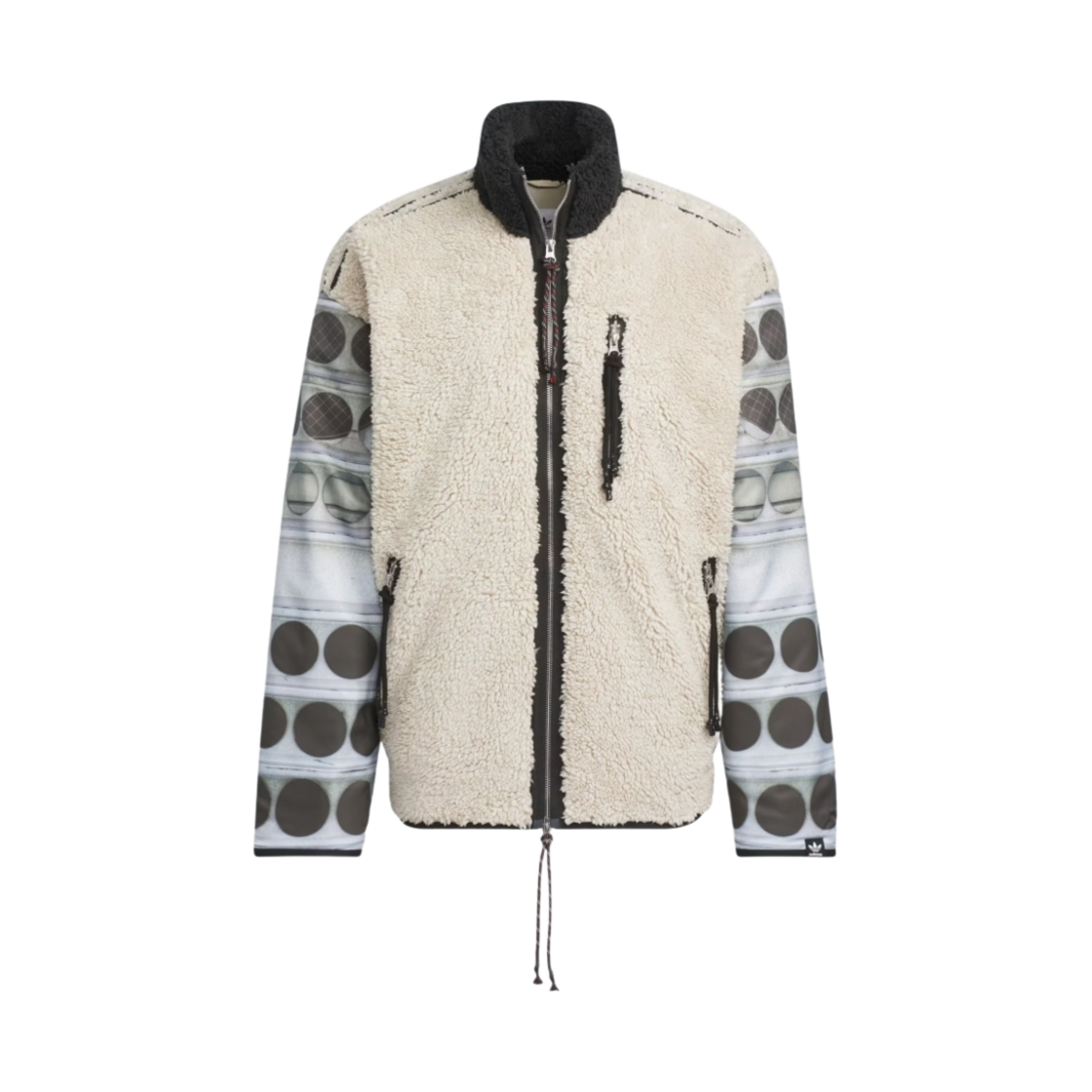 아디다스 x 송 포 더 뮤트 AOP 플리스 블랙 - US 사이즈