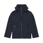 Diesel W-Hennes Hooded Jacket with Piped Logo Black