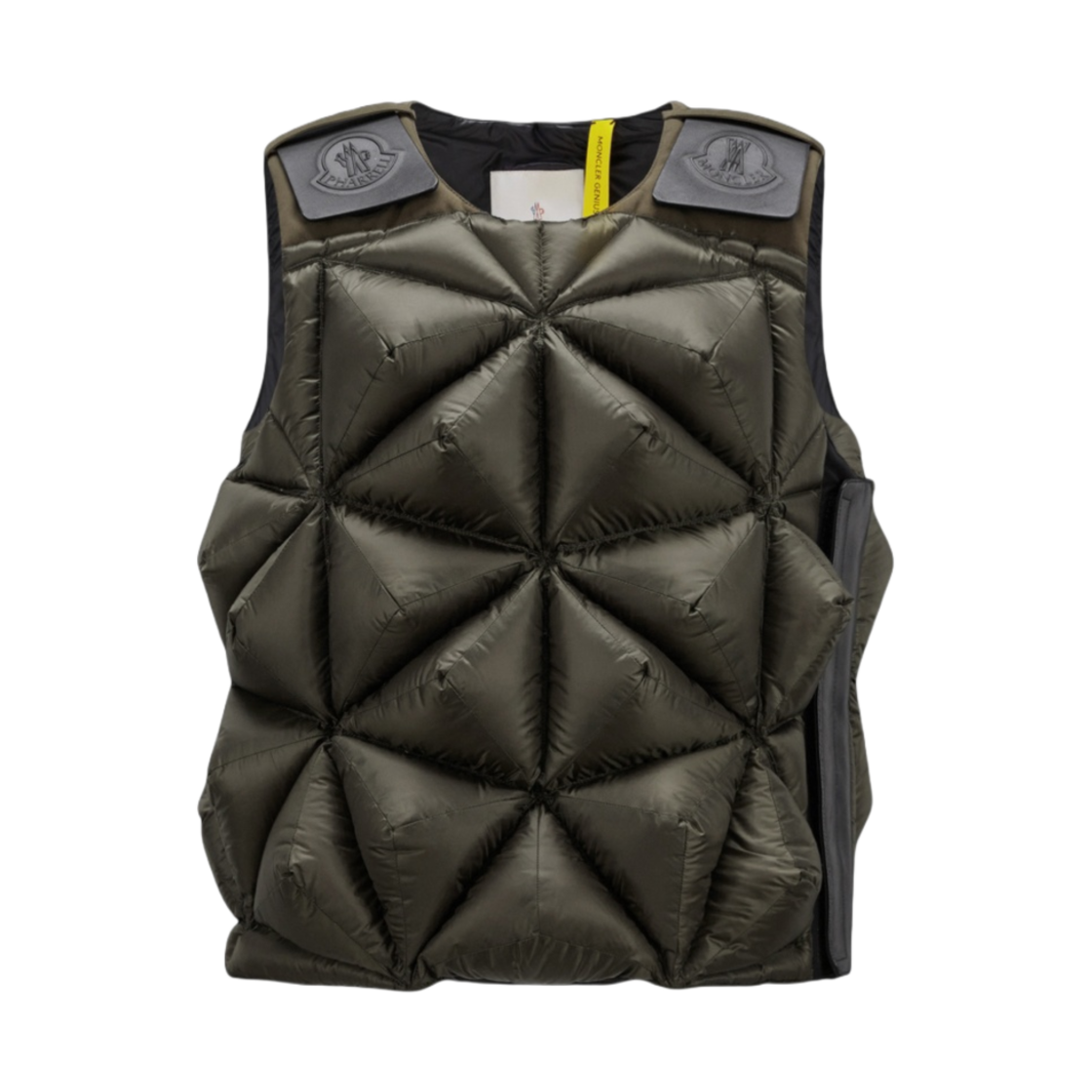 몽클레르 x 퍼렐 윌리엄스 홀리 다운 질레 그린 - 23FW(Moncler x Pharrell Williams Holly Down Gilet Green - 23FW) - 1