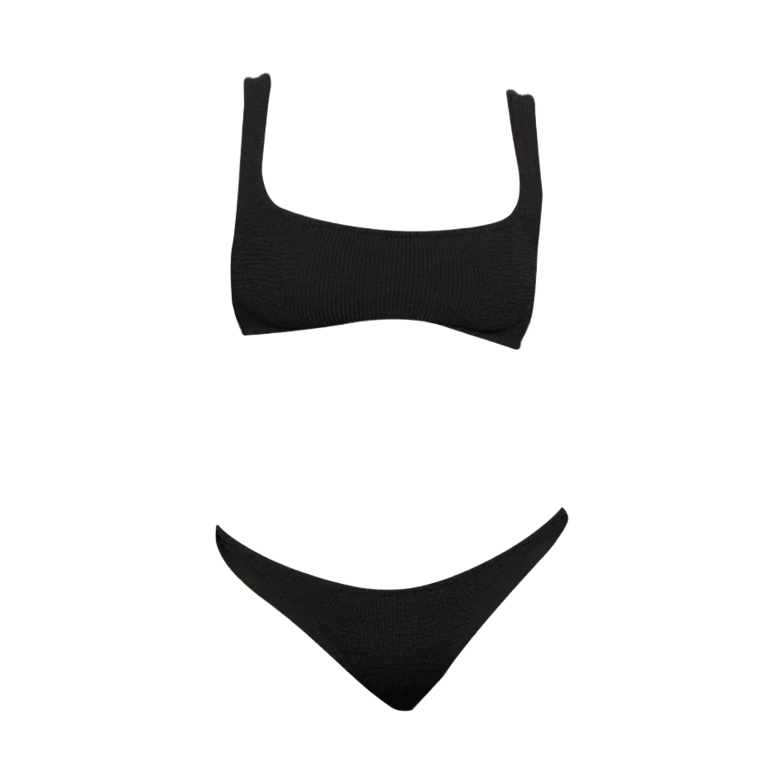 - (W) Hunza G Xandra Bikini Black