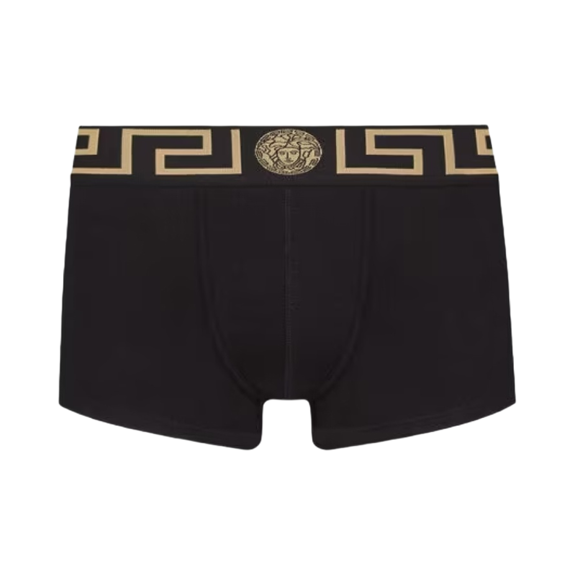 AU10026-A232741-A80G Versace Greca Border Trunks Black