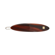 DNINI Classic Oval Barrette S Brown