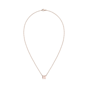 (W) Hermes Mini Pop H Pendant Rose Gold & Rose Dragee
