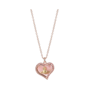 Vivienne Westwood Petra Necklace Pink Gold