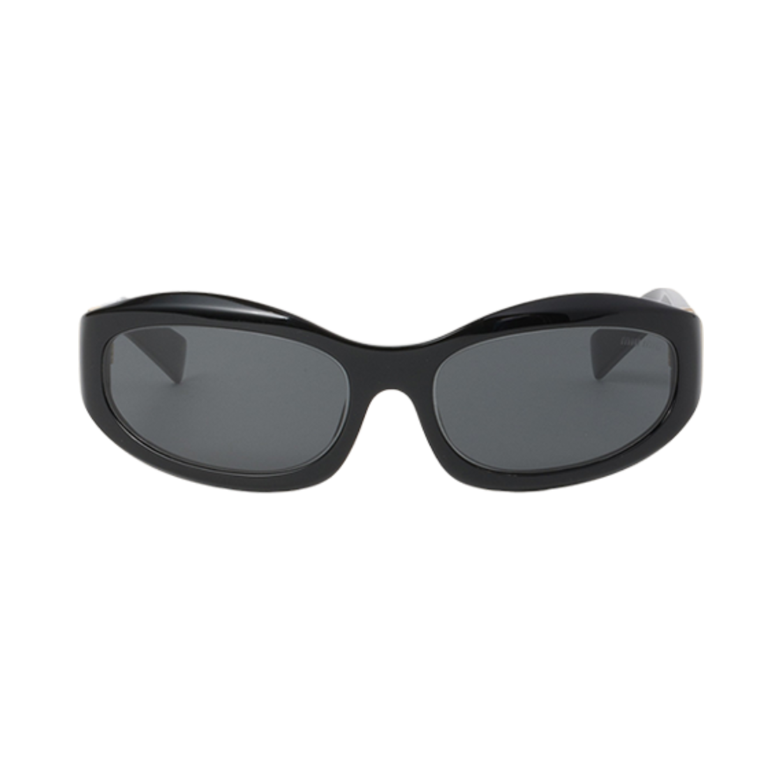 (W) 미우 미우 미우 글림스 선글라스 슬레이트 그레이 렌즈((W) Miu Miu Miu Glimpse Sunglasses Slate Gray Lenses)