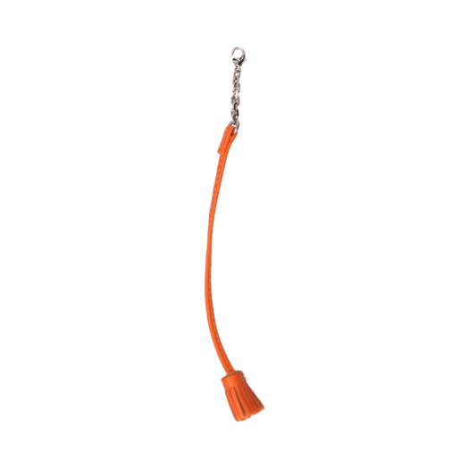 ITGJQOH4LT7K Hermes Tassel Keyring Orange