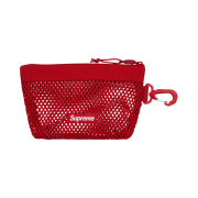 Supreme Mesh Mini Pouch Red - 25SS