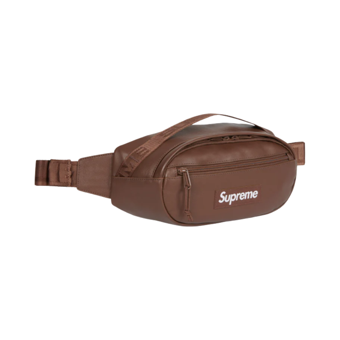 슈프림 레더 웨이스트 백 브라운 - 24FW(Supreme Leather Waist Bag Brown - 24FW) - 2