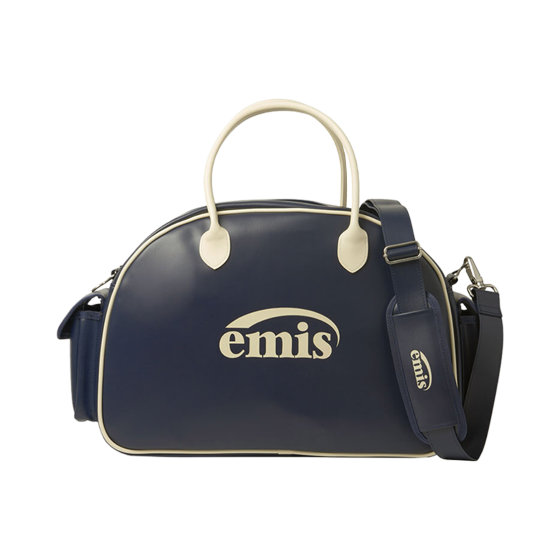이미스 뉴 로고 보스턴 백 네이비(Emis New Logo Boston Bag Navy) - 1