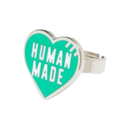Human Made Heart Ring Green