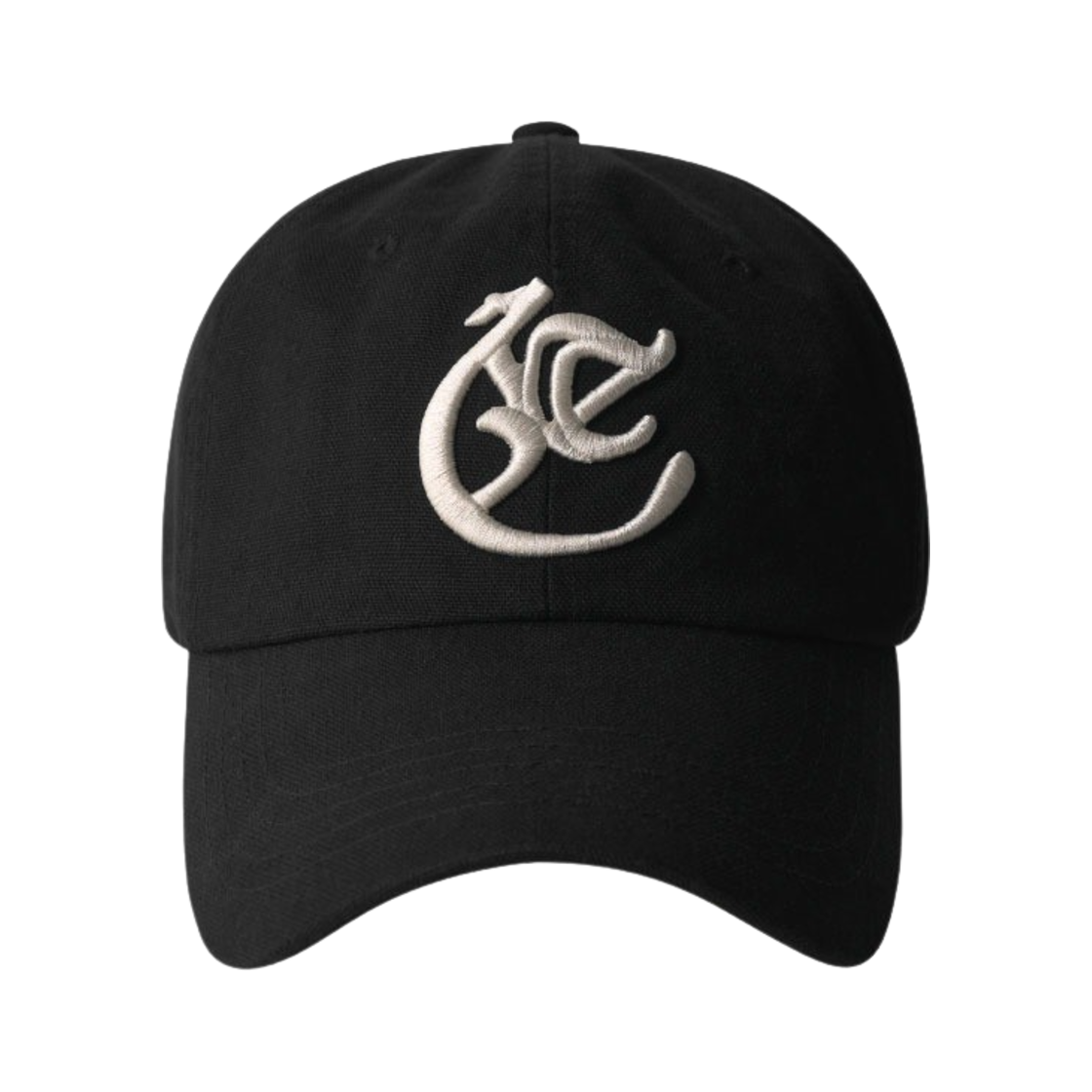 이티씨이 써클 로고 캡 블랙