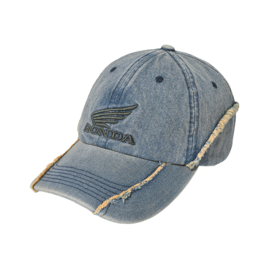 HFX2CA301SBL Honda Vintage Cutoff Cap_Indigo Medium