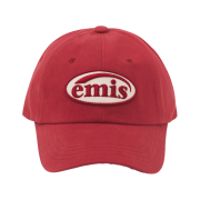 Emis Tone On Tone Wappen Ball Cap Red