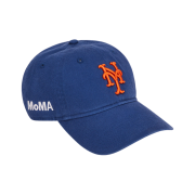 New Era x MoMA New York Mets Adjustable Baseball Cap Blue