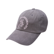 Allincomplete Round Logo Ball Cap Charcoal