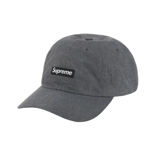 Supreme Faded Ripstop 6-Panel Black - 21SS