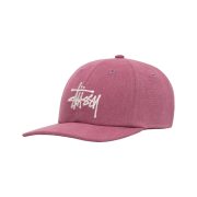 Stussy Canvas Big Basic Low Pro Cap Wine
