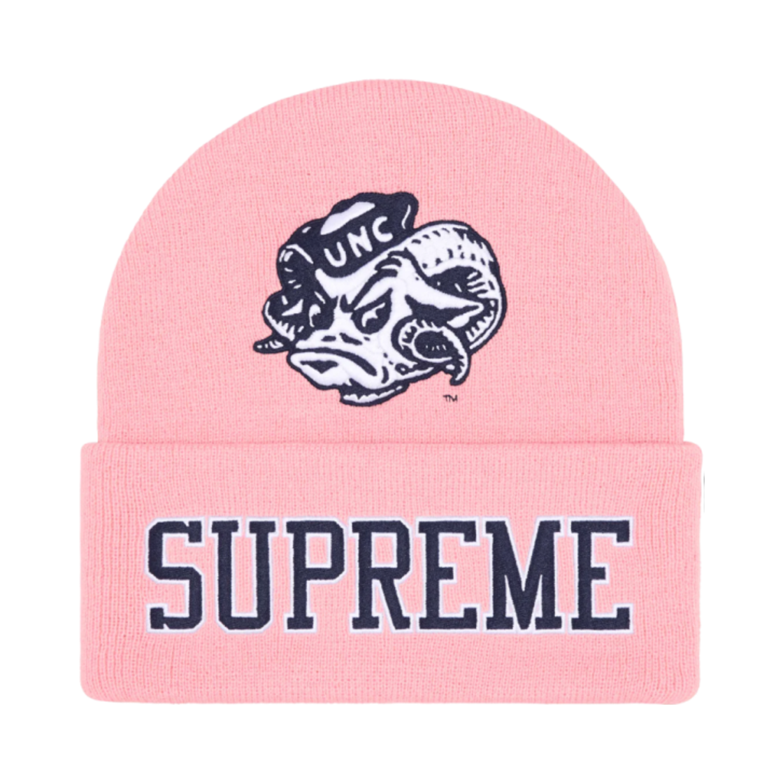 슈프림 미첼 & 네스 NCAA 비니 라이트 핑크 - 24FW(Supreme Mitchell & Ness NCAA Beanie Light Pink - 24FW) - 1