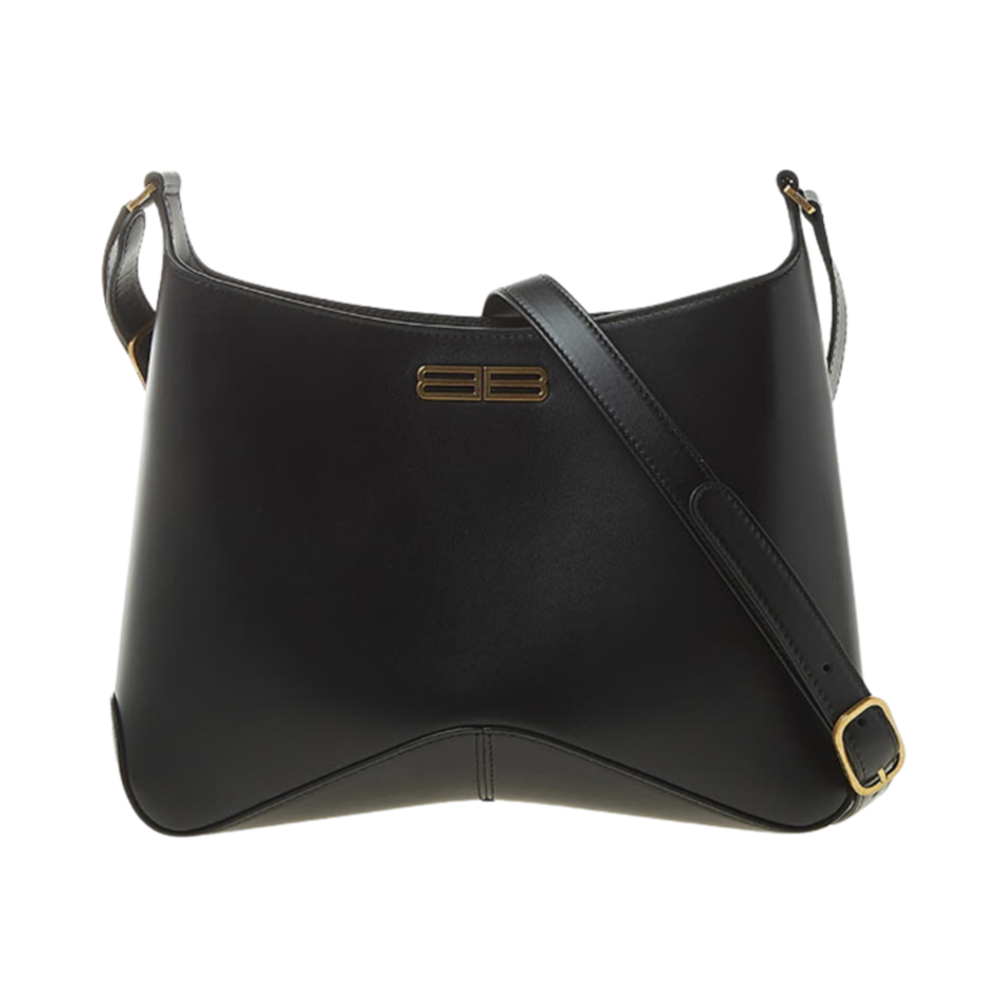 695591210961000 Balenciaga BB Logo Shoulder Bag Black