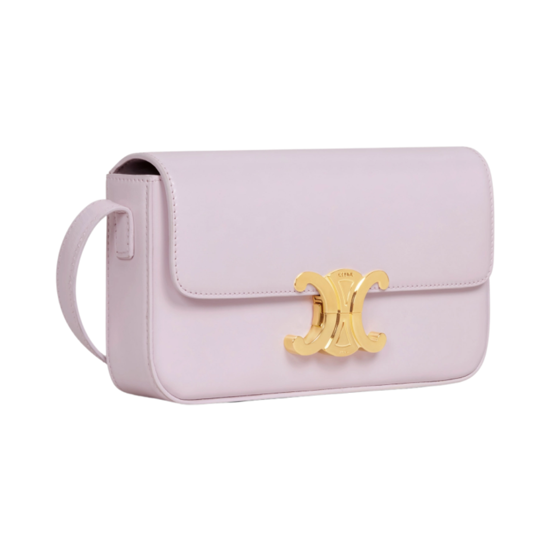 셀린느 샤이니 카프스킨 트리옹프 숄더백 피오니(Celine Triomphe Shoulder Bag in Shiny Calfskin Peony) - 2