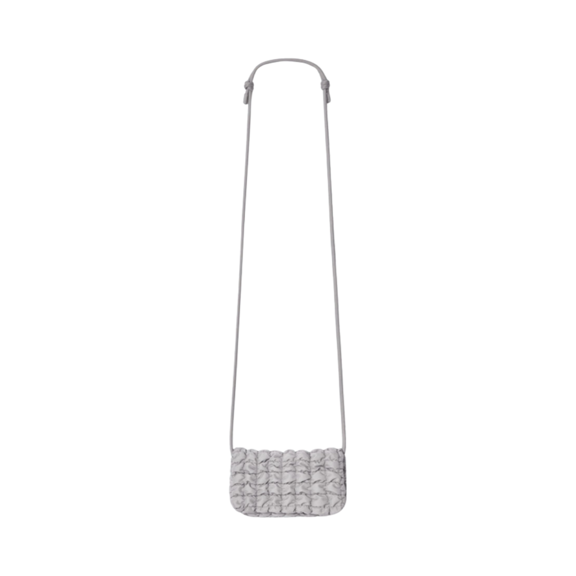 코스 퀼티드 크로스바디 메신저 백 라이트 그레이(COS Quilted Crossbody Messenger Bag Light Grey)