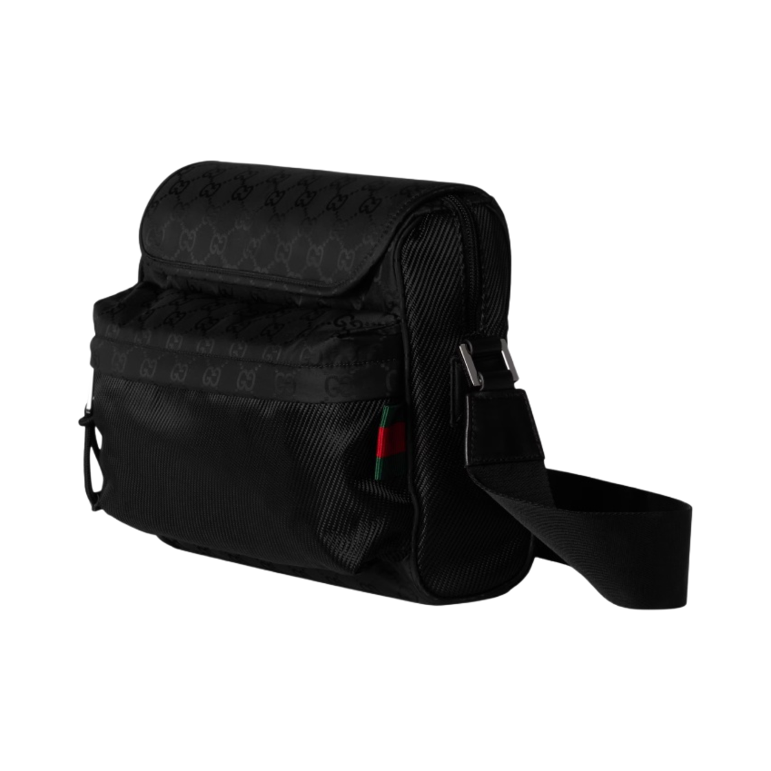 구찌 미디움 GG 크로스바디백 블랙(Gucci Medium GG Crossbody Bag Black) - 2