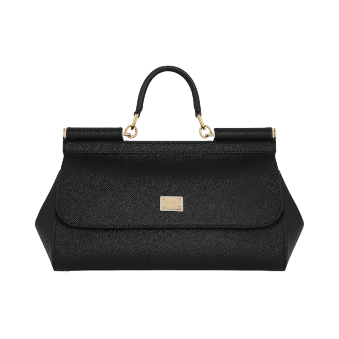 돌체 앤 가바나 이롱게이트 시실리 핸드백 블랙(Dolce & Gabbana Elongated Sicily Handbag Black) - 1