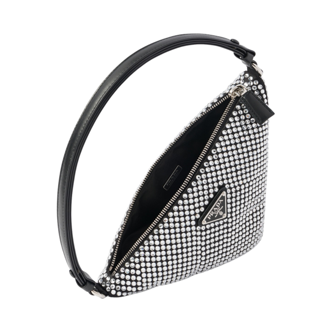 프라다 크리스탈 스터드 사틴 파우치 크리스탈(Prada Crystal-Studded Satin Pouch Crystal) - 4