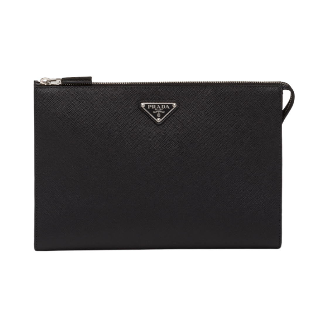 프라다 사피아노 레더  파우치 블랙(Prada Saffiano Leather Pouch Black) - 1