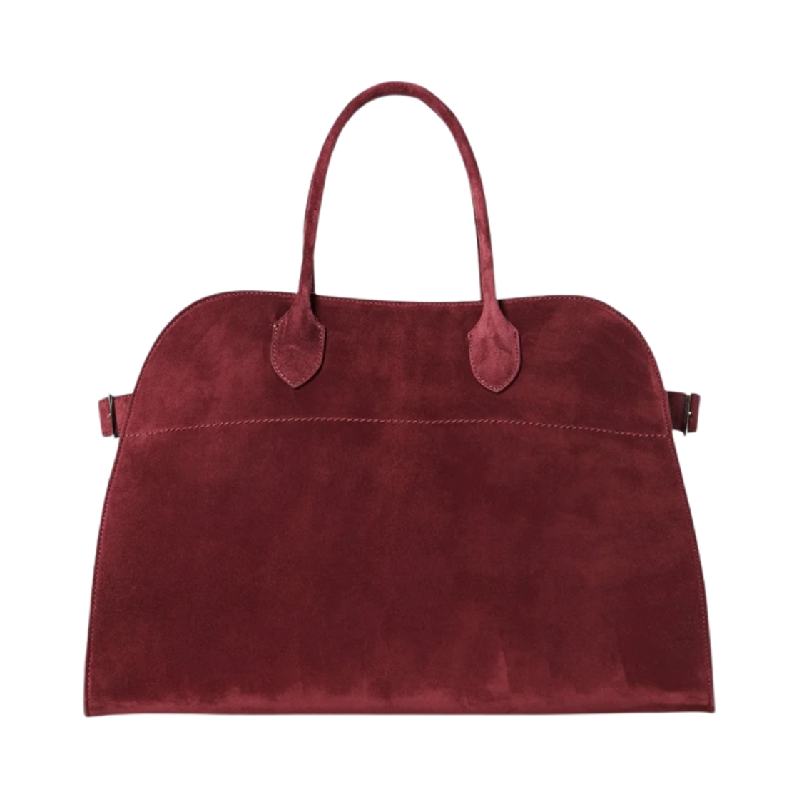 더 로우 소프트 마고 15 스웨이드 백 포트(The Row Soft Margaux 15 Bag in Suede Port) - 1