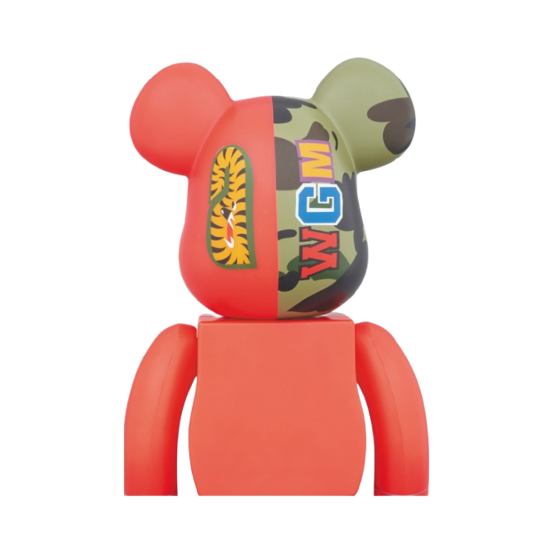 베어브릭 x 베이프 퍼스트 카모 샤크 100% 레드(Bearbrick x BAPE 1st Camo Shark 100% Red) - 2