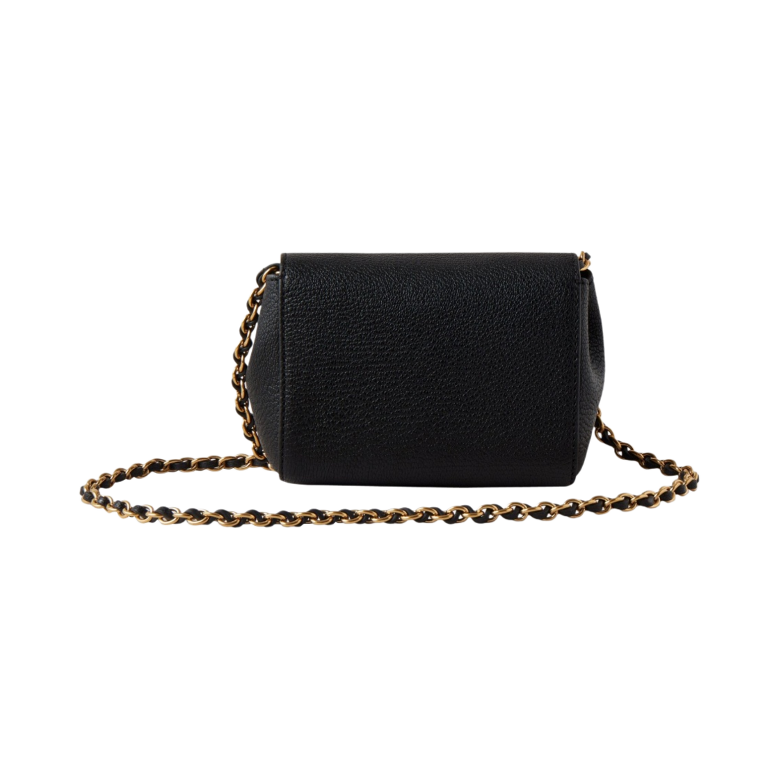 멀버리 하이 샤인 고트 레더 미니 릴리 블랙 브래스(Mulberry High Shine Goat Leather Mini Lily Black Brass) - 3