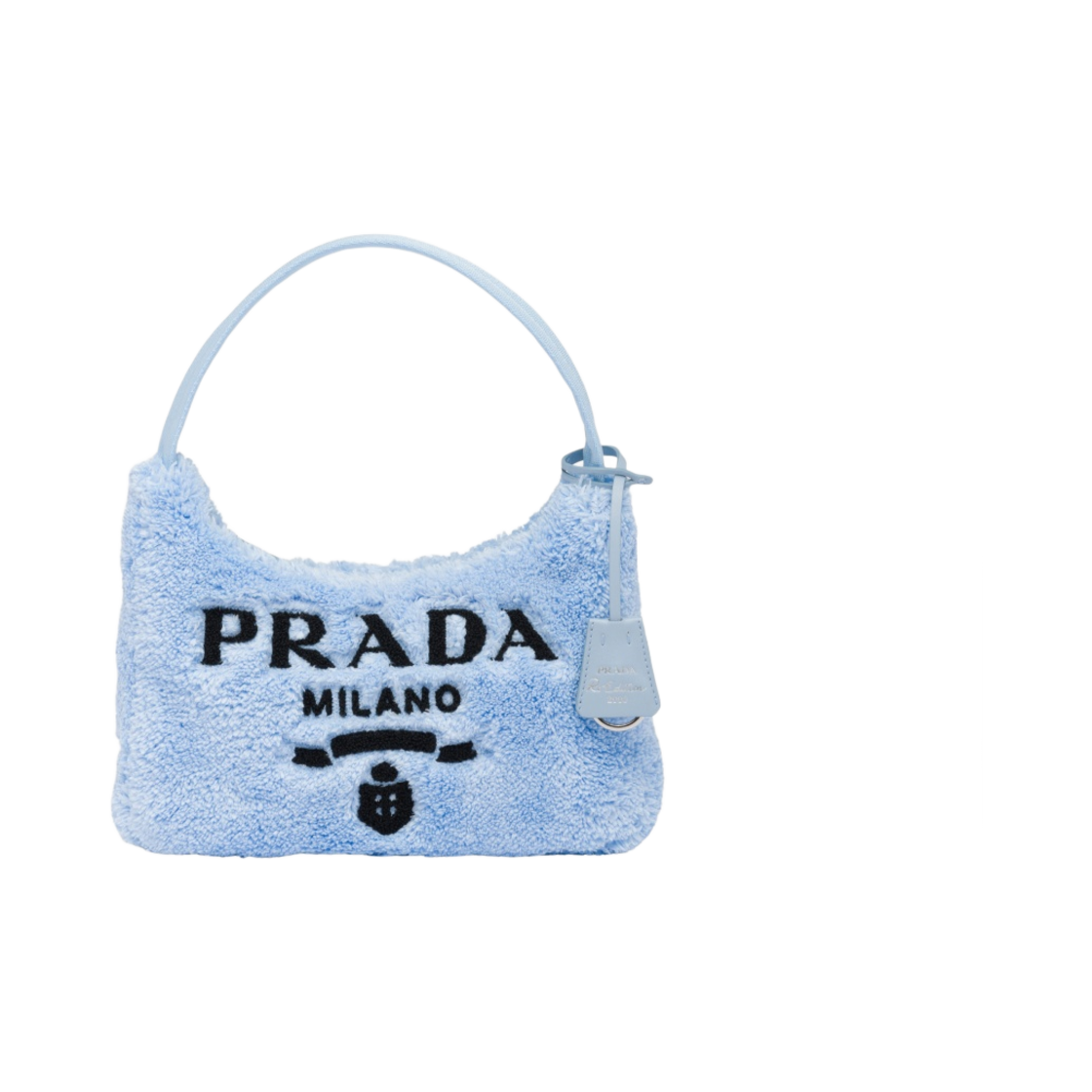 프라다 리에디션 2000 테리 미니백 셀레스트 블랙(Prada Re-Edition 2000 Terry Mini Bag Celeste Black) - 1