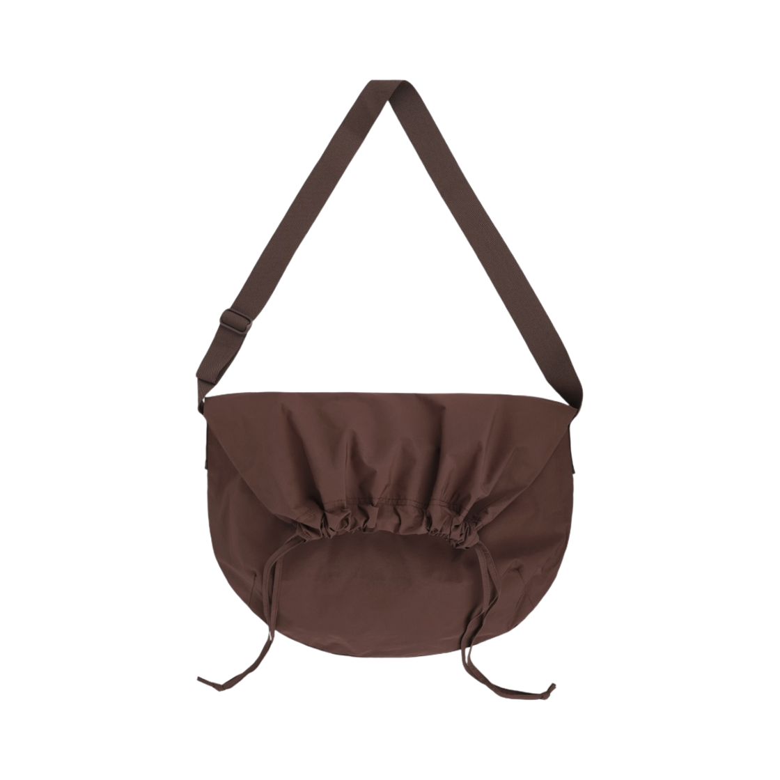 유니클로 U 드로우스트링 숄더백 브라운(Uniqlo U Drawstring Shoulder Bag Brown)