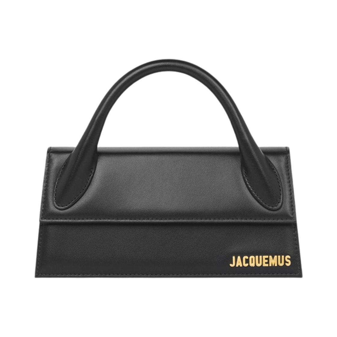 자크뮈스 르 치키토 롱 레더 핸드백 블랙(Jacquemus Le Chiquito Long Leather Handbag Black)