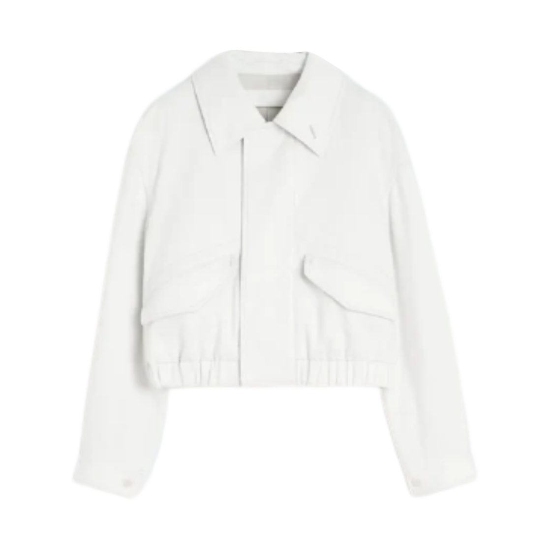 OW1149-LF1365-014 (W) Lemaire Short Blouson Creamy White