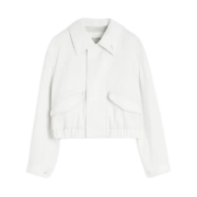 (W) Lemaire Short Blouson Creamy White