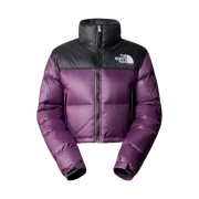 (W) The North Face Retro Novelty Short Jacket Black Currant Purple