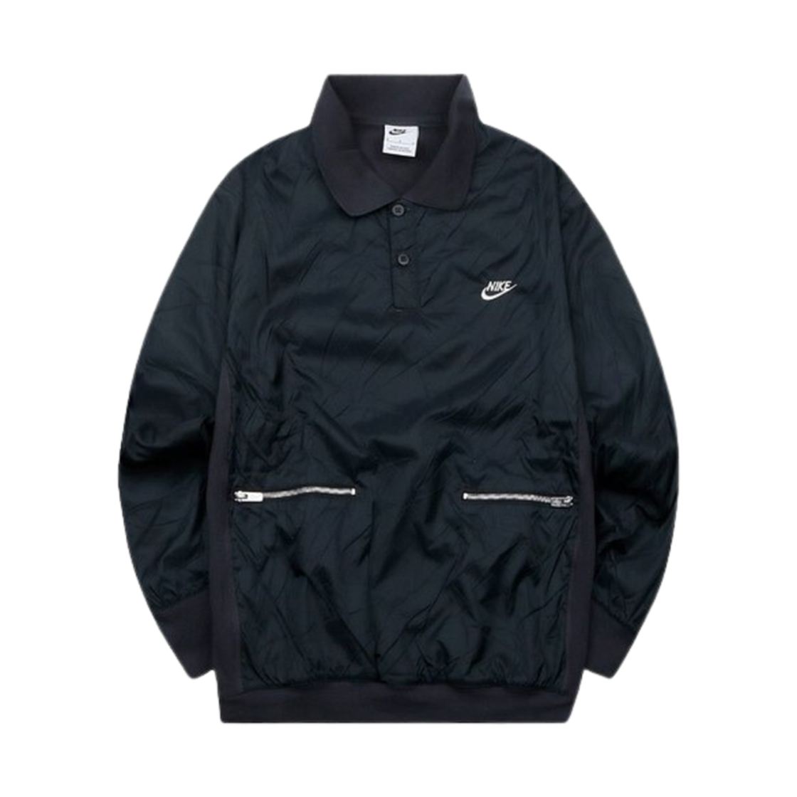 나이키 서카 라인드 폴로 자켓 블랙 - 아시아(Nike Circa Lined Polo Jacket Black - Asia) - 1