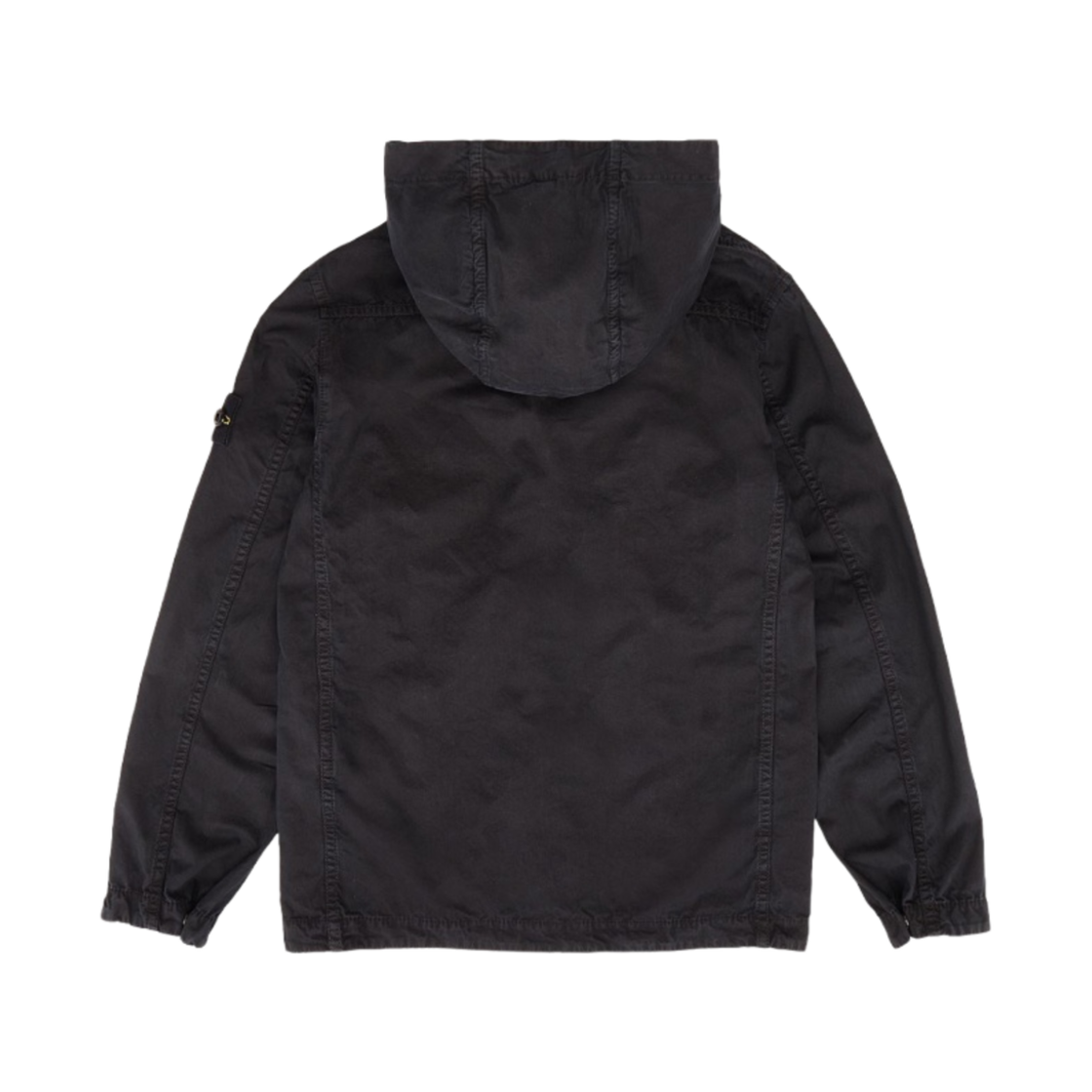 (키즈) 스톤 아일랜드 10102 가먼트 다이드 코튼 캔버스 후드 오버셔츠 블랙 - 22FW((Kids) Stone Island 10102 Garment Dyed Cotton Canvas Hooded Overshirt Black - 22FW) - 2