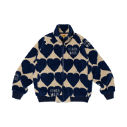 Human Made Heart Fleece Jacket Blue