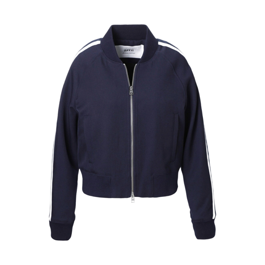 FJK004-WV0004-491 (W) AMI Bomber Jacket Nautic Blue