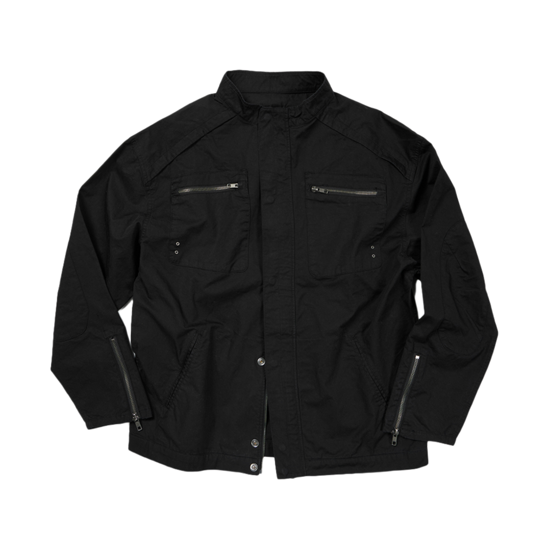 이티씨이 지퍼 포켓 밀 자켓 블랙(ETCE Zipper Pocket Mil Jacket Black)