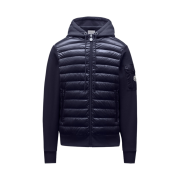 Moncler Padded Hooded Jacket Navy Blue - 22SS