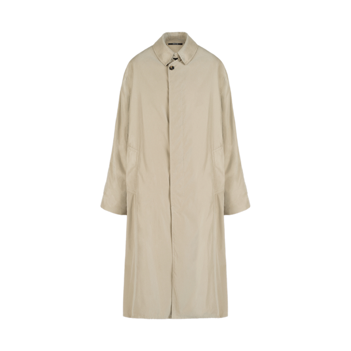 (W) 메종 마르지엘라 피치드 코튼 코트 샌드((W) Maison Margiela Peached Cotton Coat Sand)